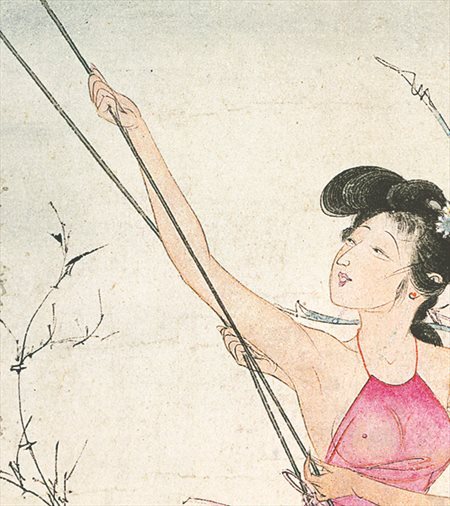 洪雅县-胡也佛的仕女画和最知名的金瓶梅秘戏图
